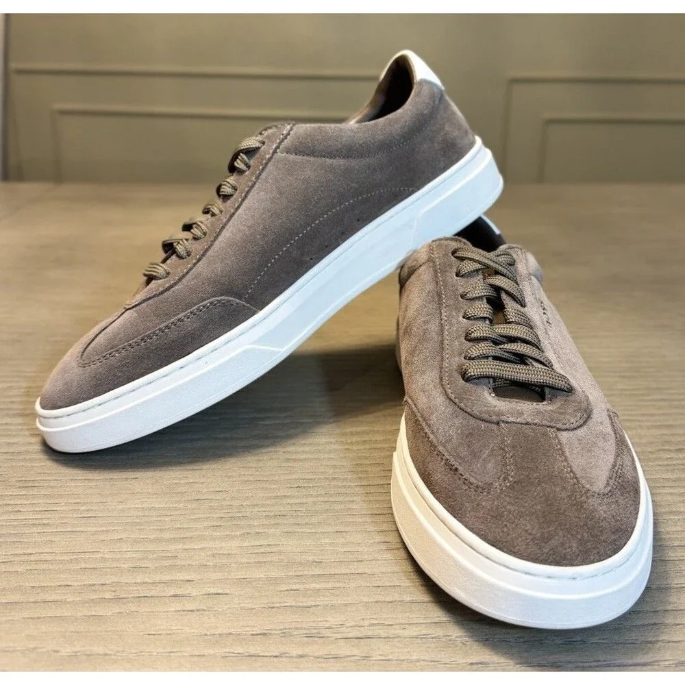 Hugo Boss Men’s Kieran Suede Sneakers. Size 40